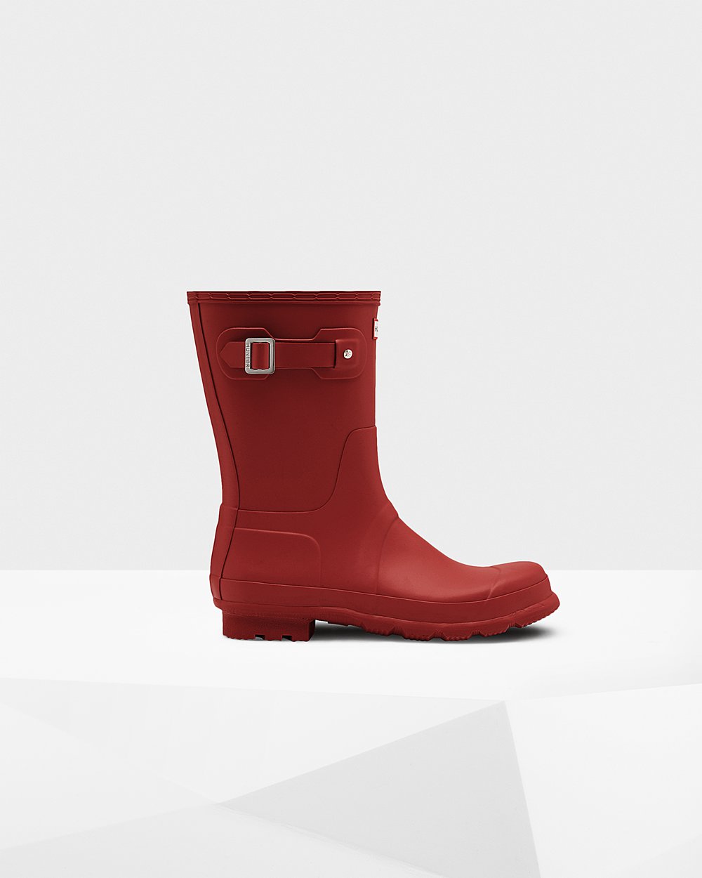 Mens Hunter Short Rain Boots Red - Original - 0835276-QE